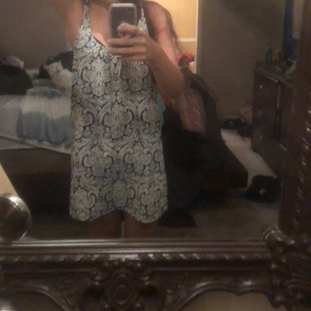 Dress sorta backless. Worn once for bday dinner